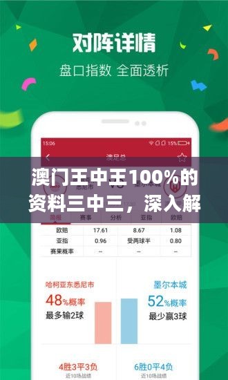 三中三澳門，探索神秘之地，揭示獨(dú)特魅力，探索神秘魅力，澳門三中三之旅揭秘獨(dú)特風(fēng)采