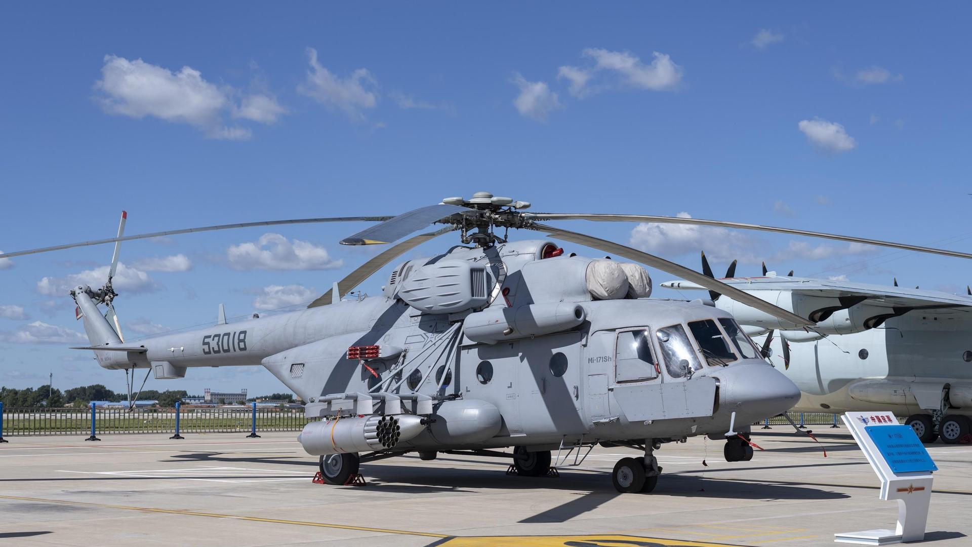 米-171SH武裝直升機(jī)，空中力量的璀璨明珠，米-171SH武裝直升機(jī)，空中璀璨明珠的震撼展現(xiàn)
